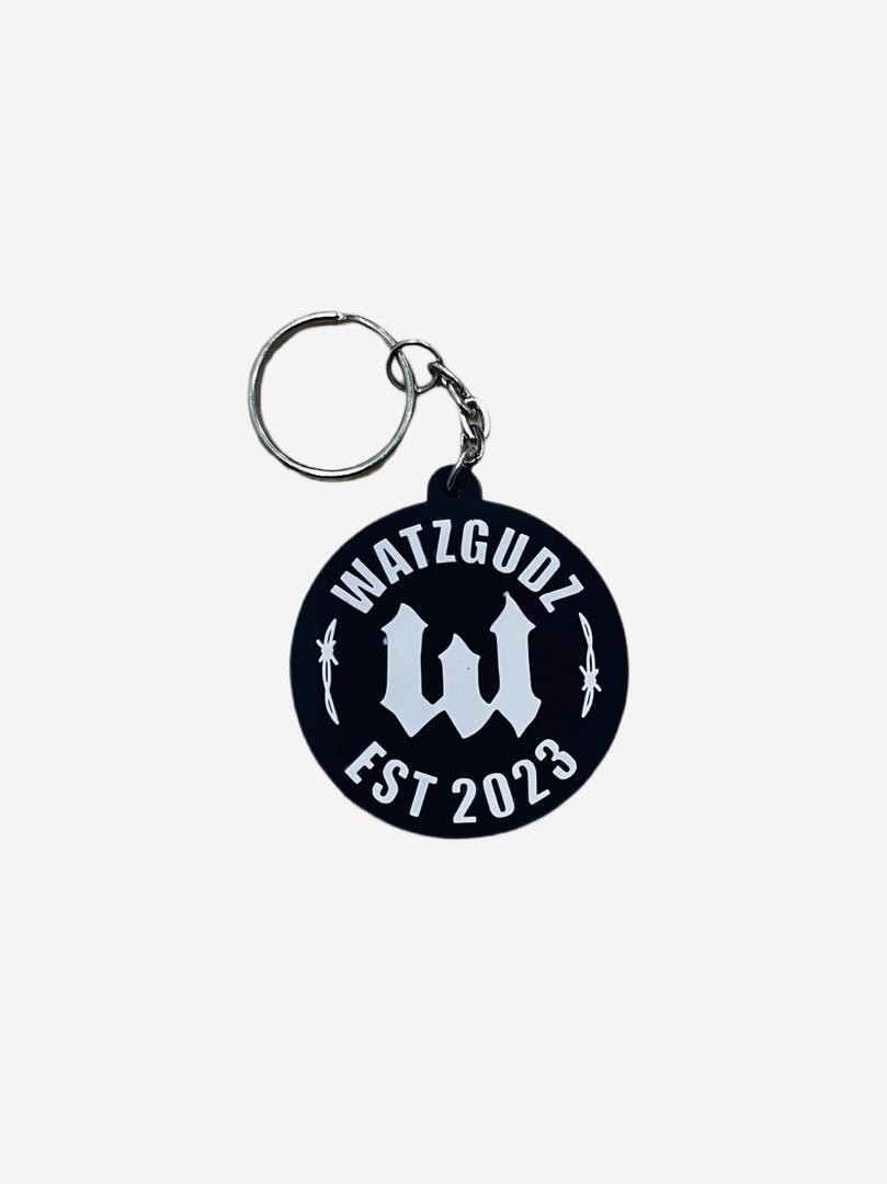Watzgudz Logo Rubber Keychain